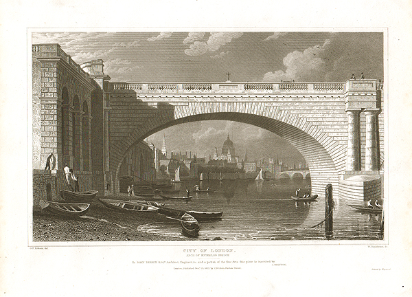 City of London  -  Arch of Waterloo Bridge