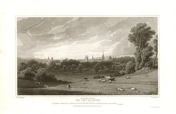South East view of the City of Oxford