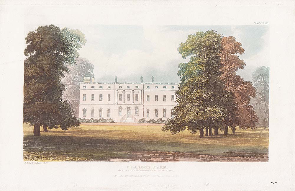 Clandon Park Seat of the Rt Honble Earl of Onslow