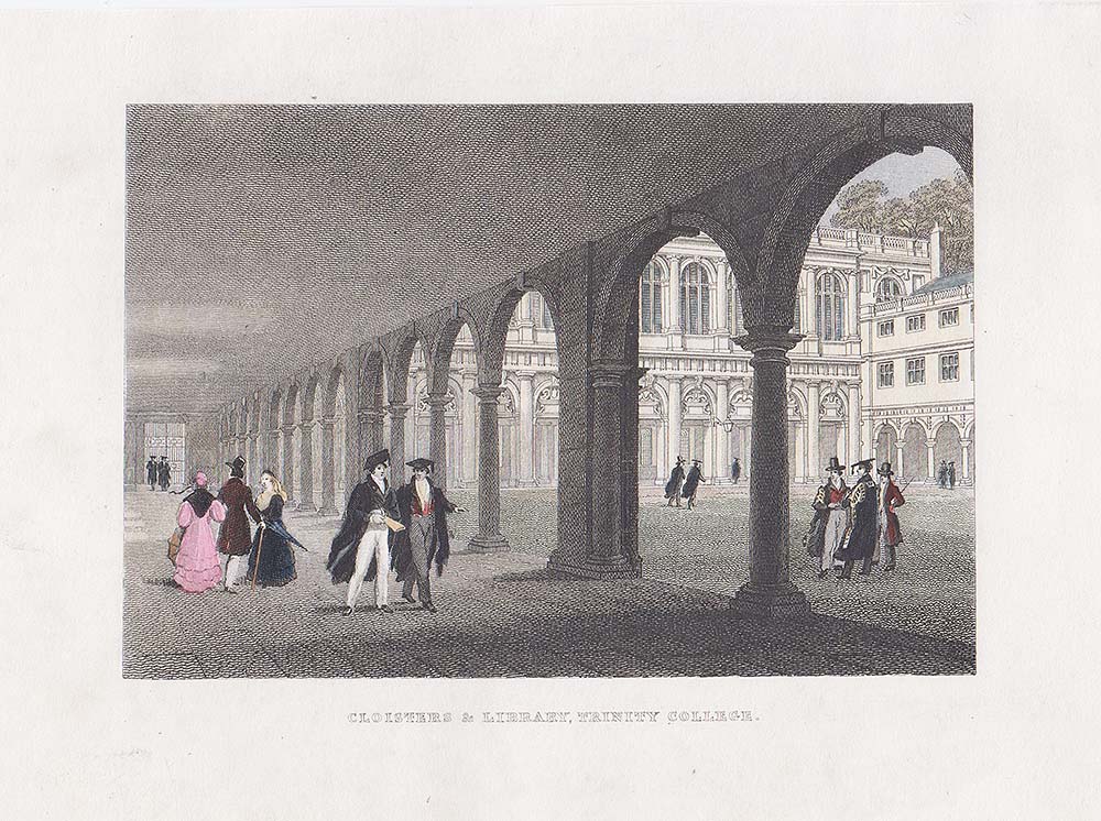 Cloisters and Library, Trinity College.