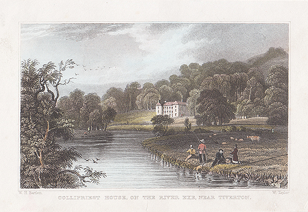 Collipriest House on the River Exe near Tiverton 