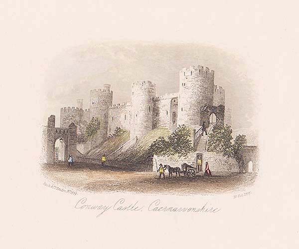 Conway Castle Caernarvonshire