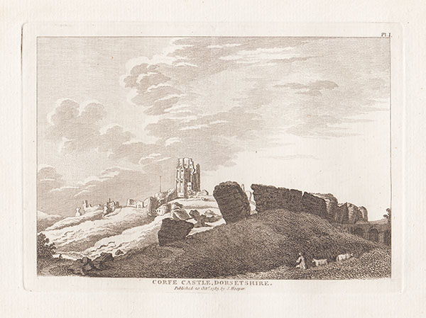 Corfe Castle Dorsetshire