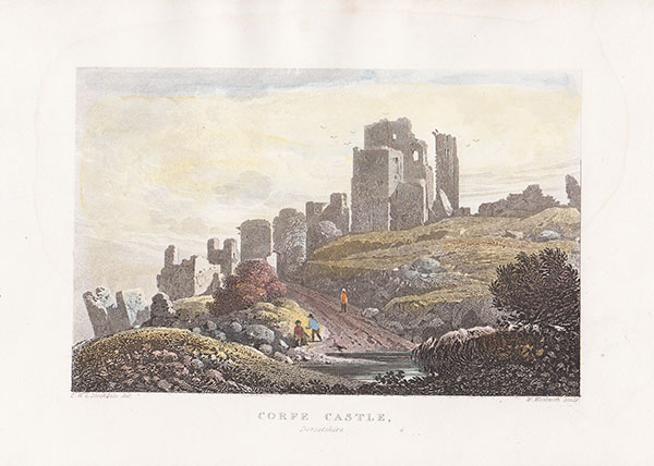 Corfe Castle Dorsetshire