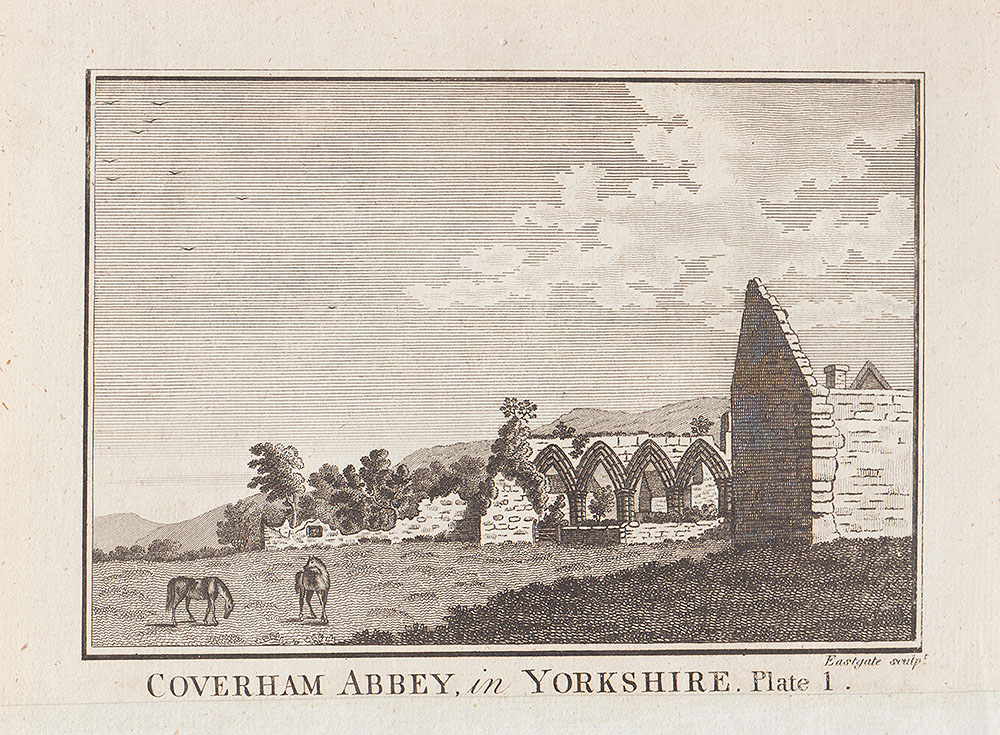Coverham Abbey in Yorkshire  Plate1