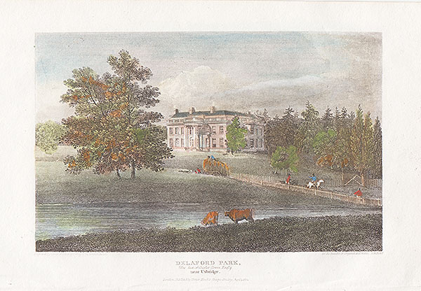 Delaford Park  The Seat of Charles Clowes Esq near Uxbridge