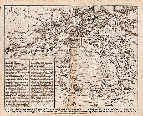 Camp at Denain commanded by the E of Albemarle