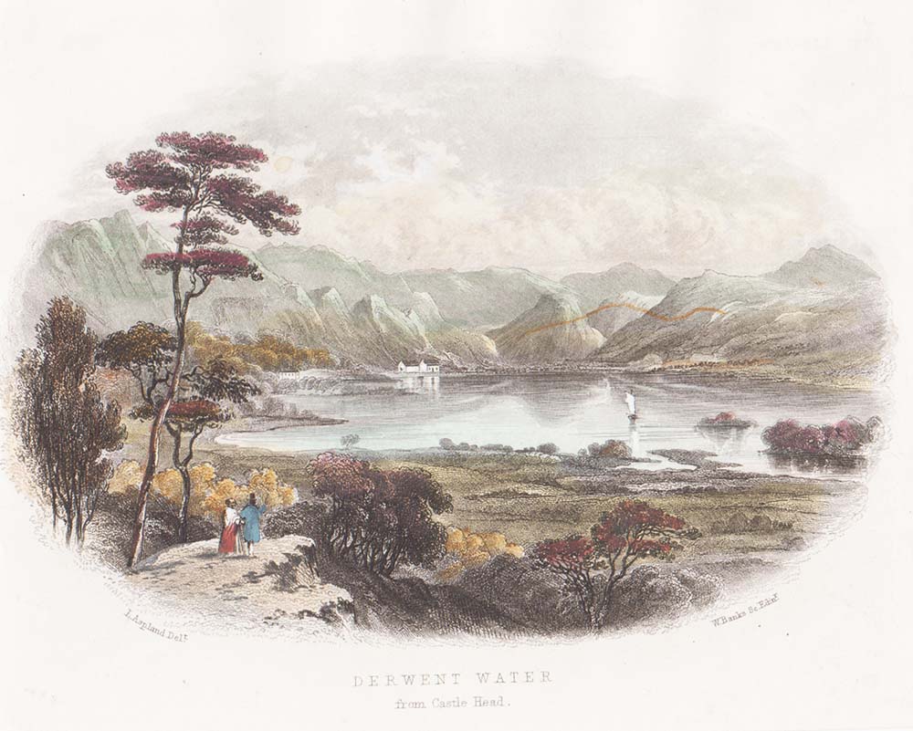 Derwent Water from Castle Head.