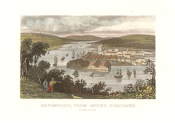 Devonport from Mount Edgcombe