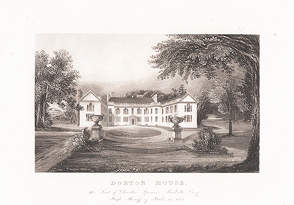Dorton House the Seat of Charles Spencer Ricketts Esq High Sheriff of Bucks in 1832