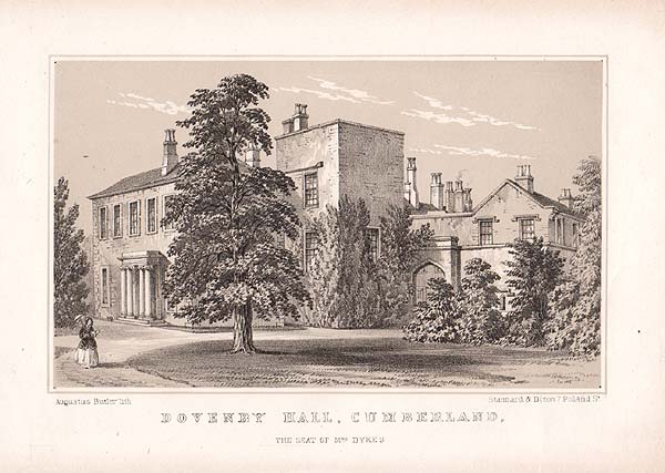 Dovenby Hall Cumberland  The Seat of Mrs Dykes