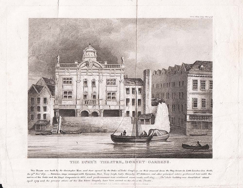 The Duke's Theatre, Dorset Gardens.
