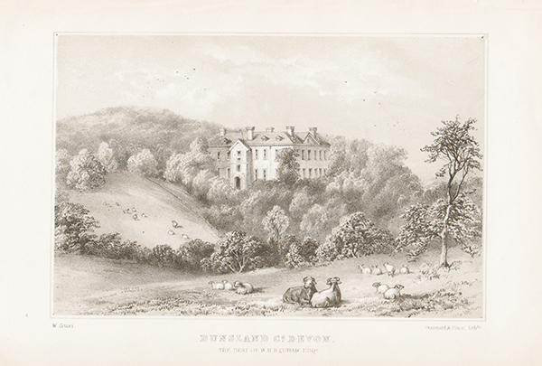 Dunsland Co Devon  The Seat of WHB Coham  Esq