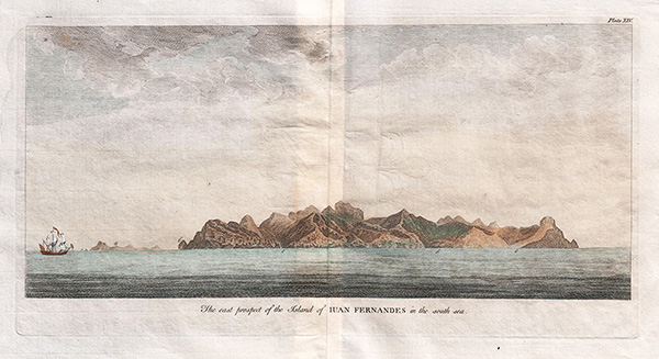 The east prospect of the Island of Juan Fernandes in the south sea