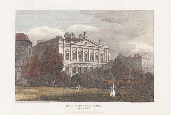 Earl Spencers House Green Park 