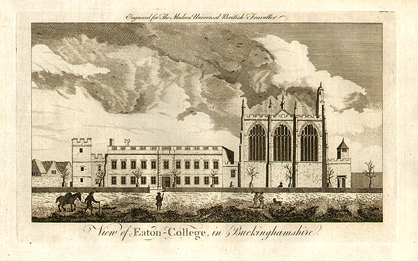 View of Eaton College in Buckinghamshire