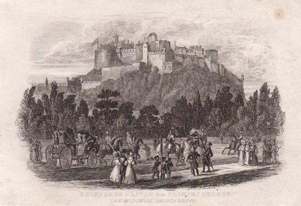 Edinburgh Castle from Princess Street