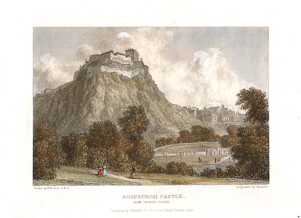 Edinburgh Castle from Princess Street