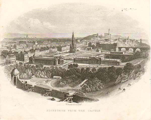 Edinburgh from the Castle