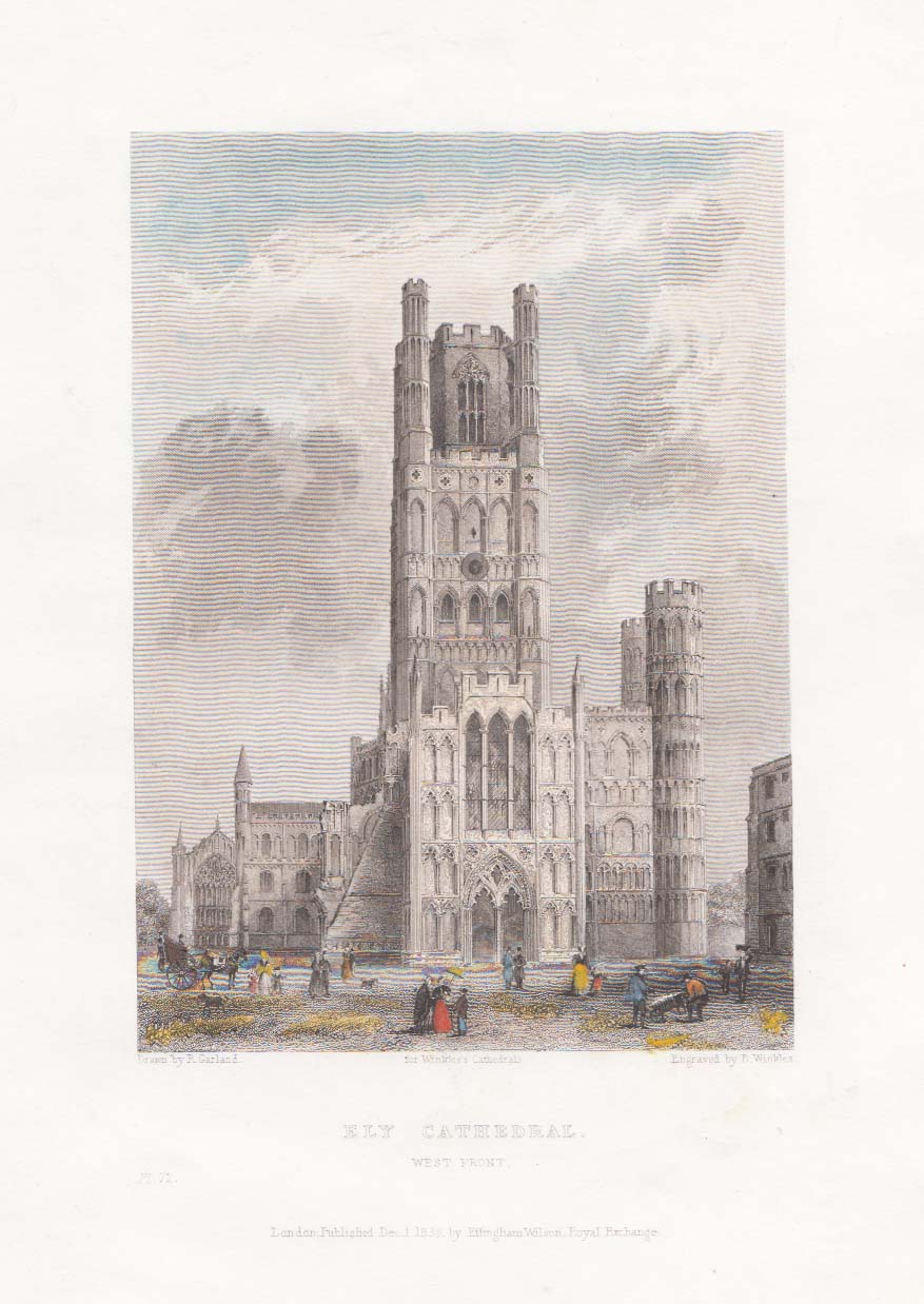 Ely Cathedral.  West Front.