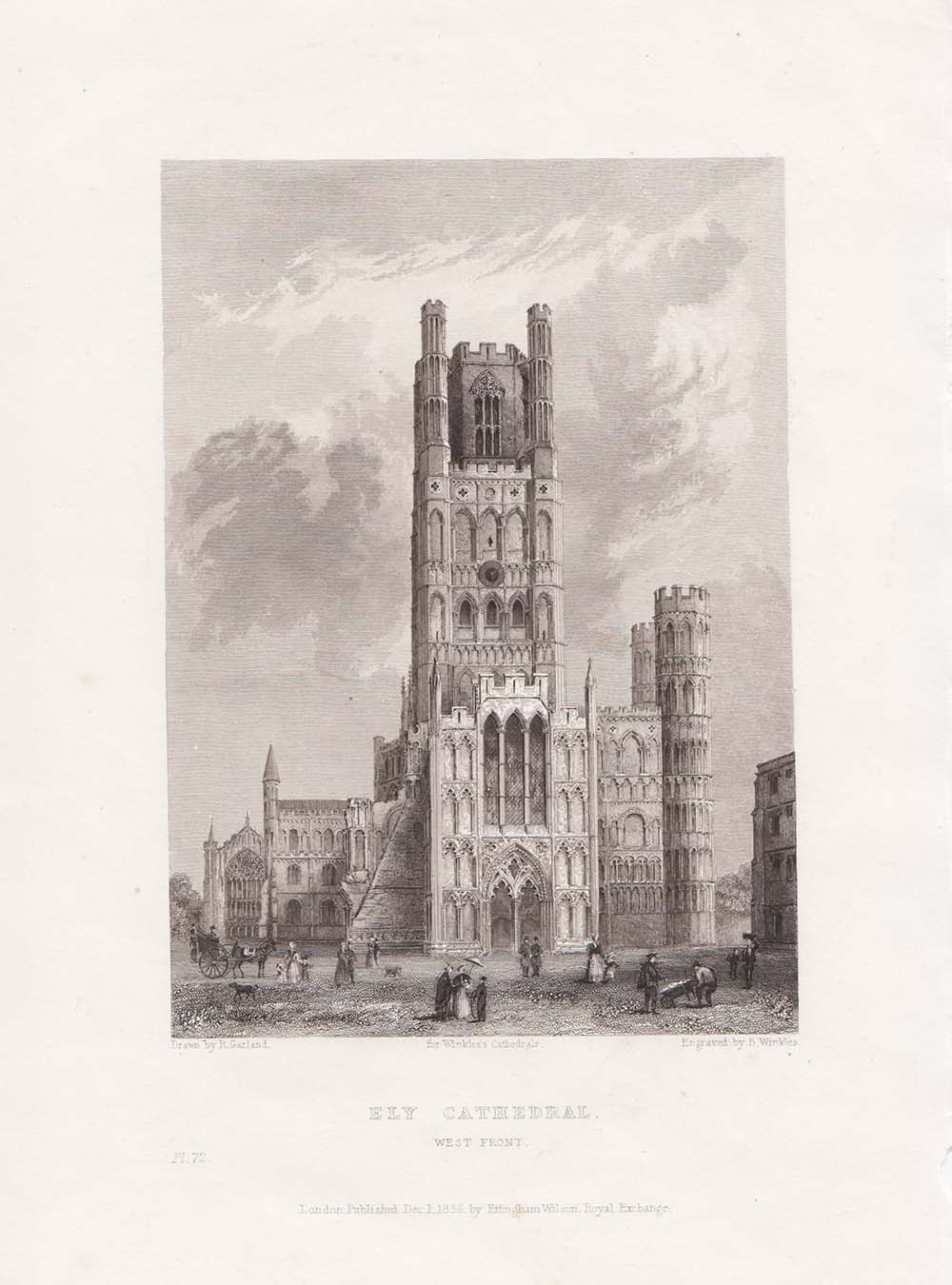 Ely Cathedral.  West Front.