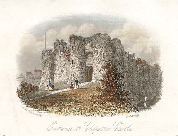 Entrance to Chepstow Castle
