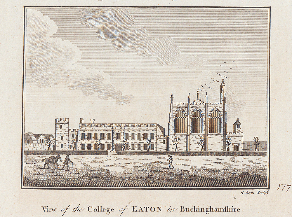 View of the College of Eaton in Buckinghamshire