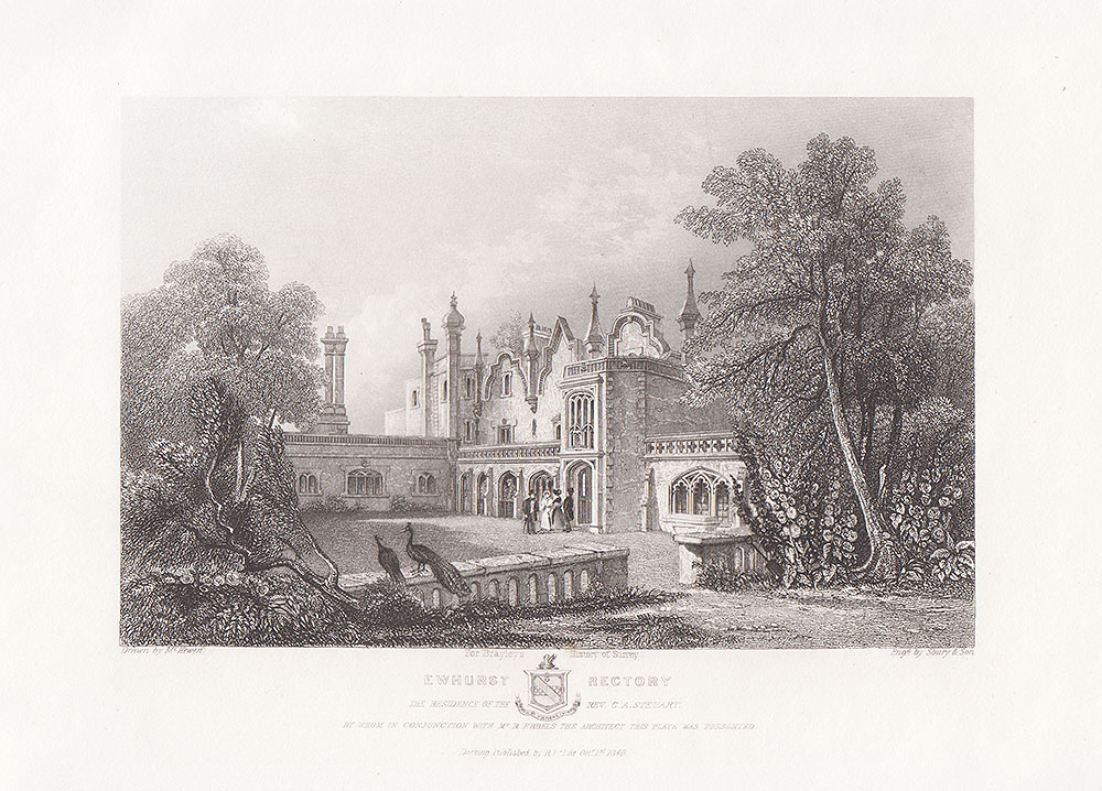 Ewhurst Rectory the residence of the Rev CA Steuuart 