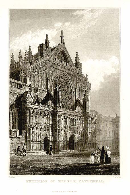 Exterior of Exeter Cathedral