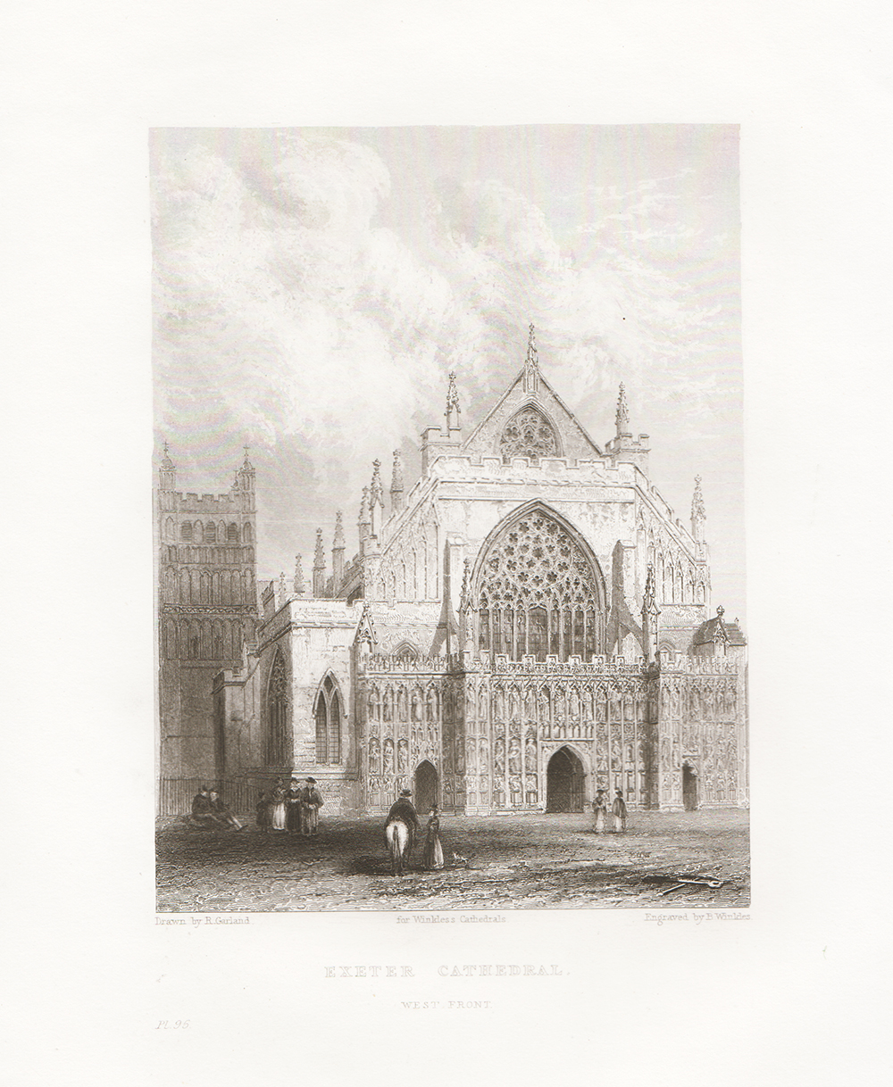 Exter Cathedral.  West Front.