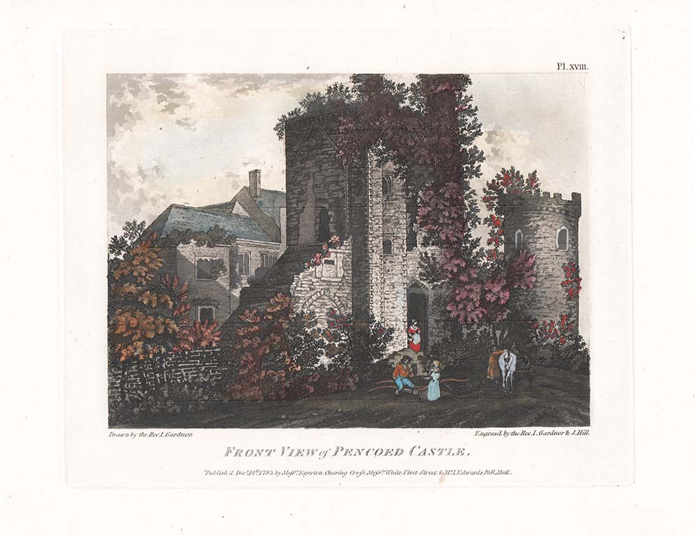 Front view of Pencoed Castle.