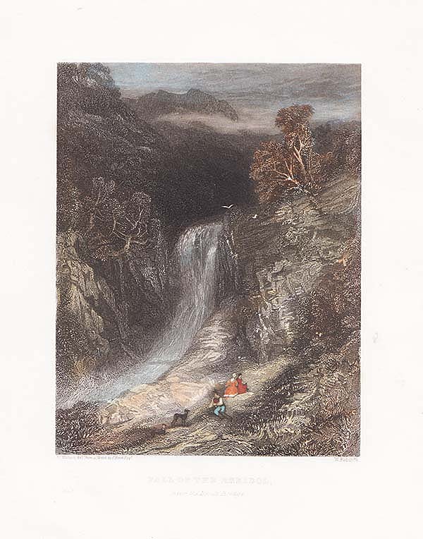 Fall of the Rheidol near the Devil's Bridge