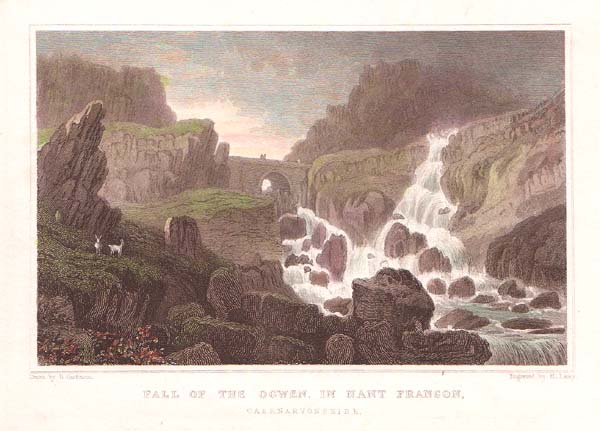 Fall of the Ogwen in Nant Francon