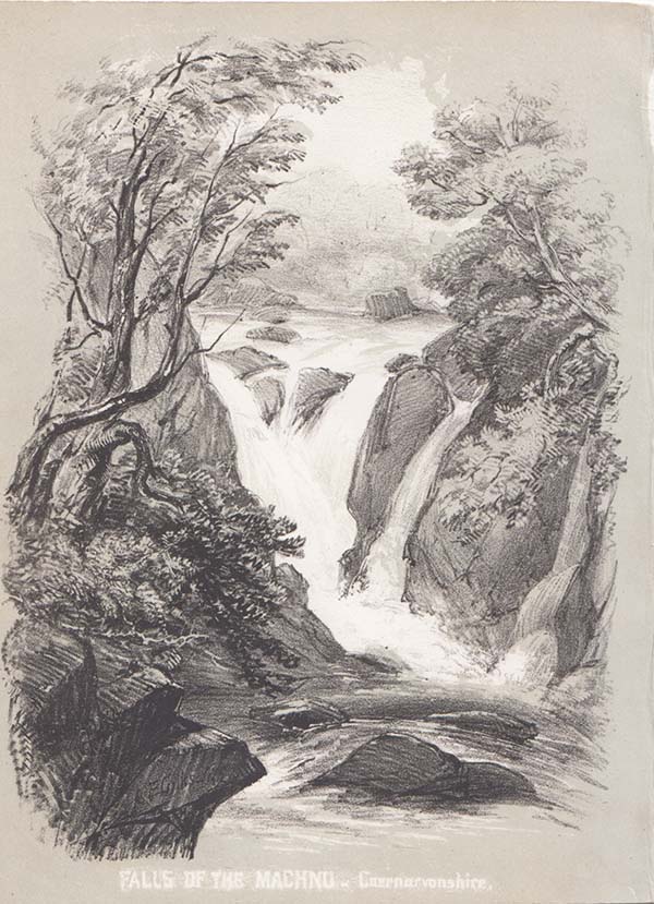 Falls of the Machno Caernarvonshire