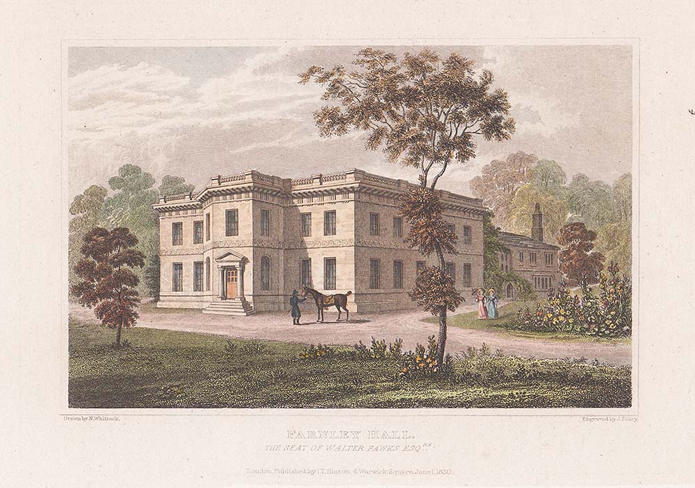 Farnley Hall  The Seat of Walter Fawks  Esq