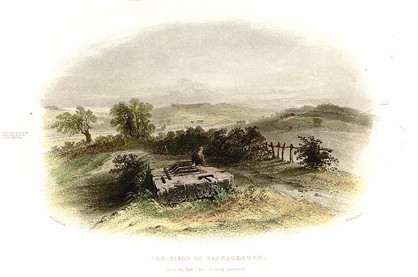 The Field of Bannockburn from the Bore Stone looking Westward