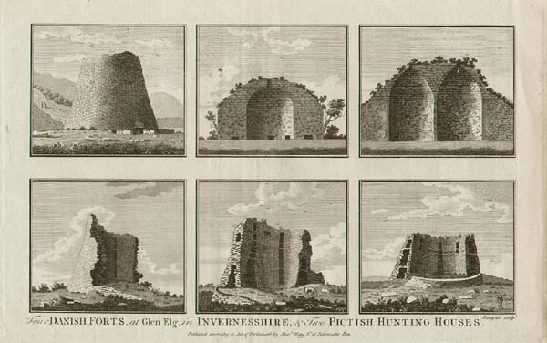 Four Danish Forts at Glen Elg in Invernesshire & Two Pictish Hunting Houses