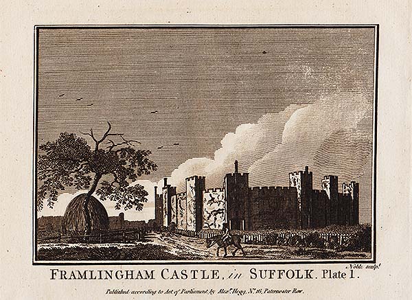 Framlingham Castle in Suffolk Plate 1