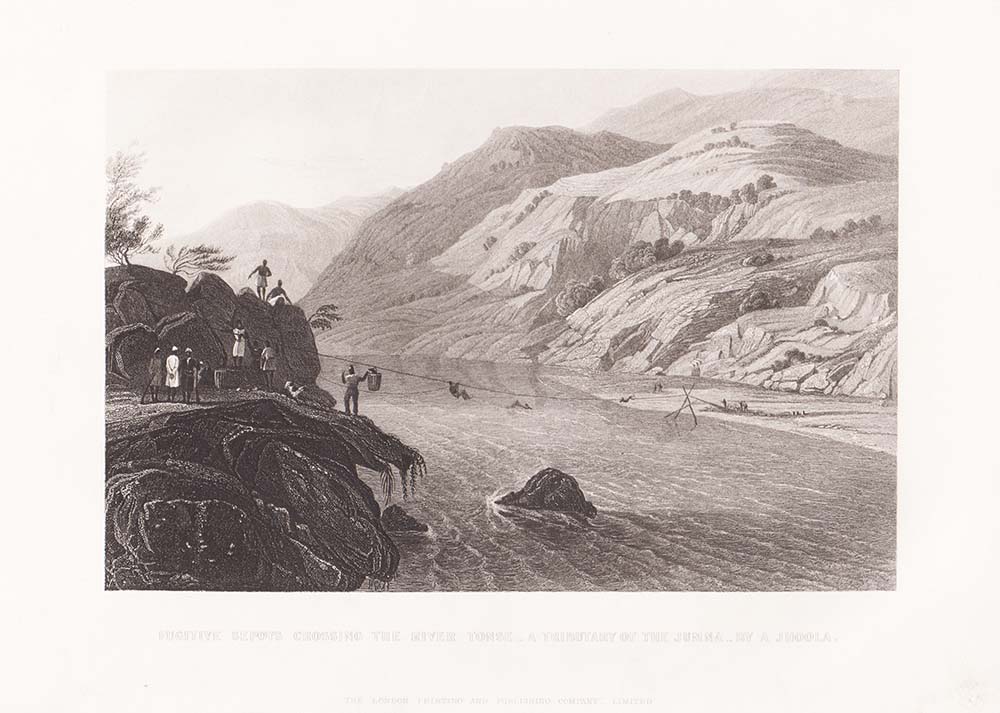 Fugitive Sepoys Crossing the River Tonse....