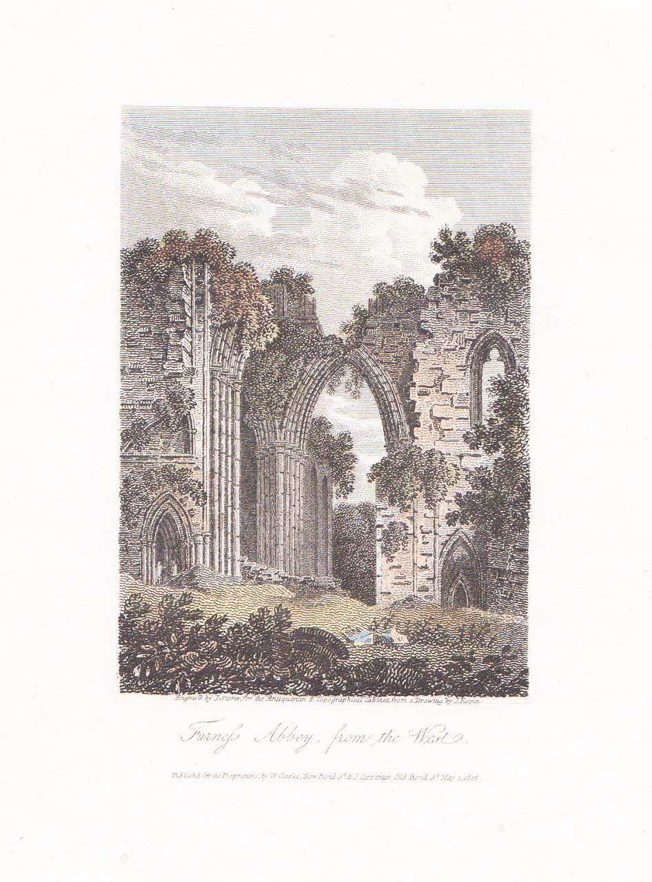 Furness Abbey from the West