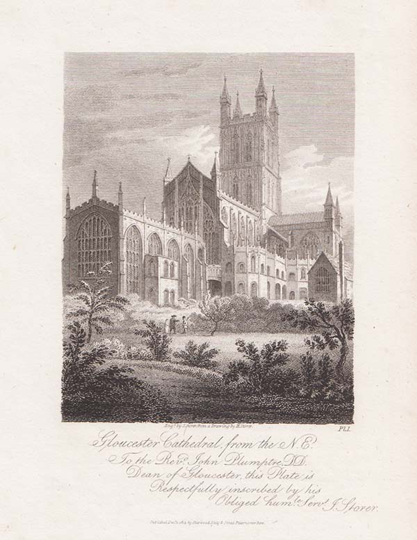 Gloucester Cathedral from the NE 