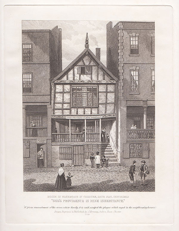House in Watergate St Chester Date 1652 ......