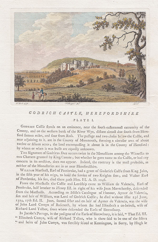 Goodrich Castle Plate 1 