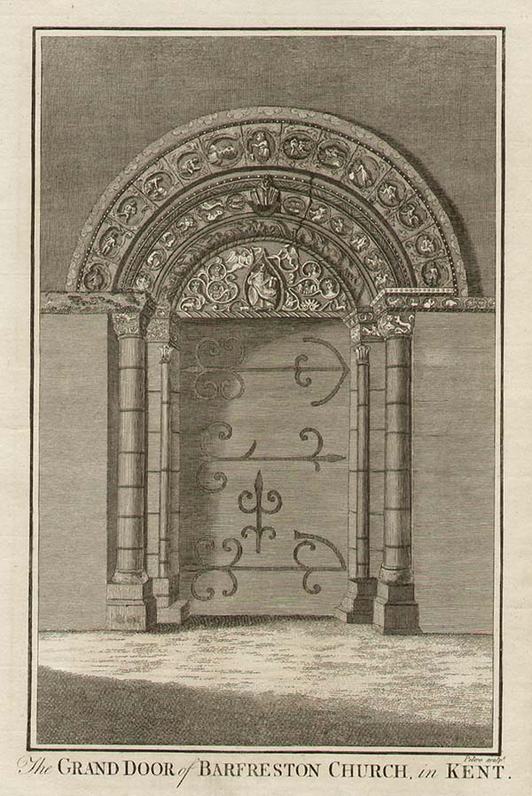The Grand Door of Barfreston Church in Kent