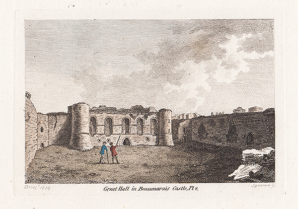 Great Hall in Beaumaris Castle  Pl2