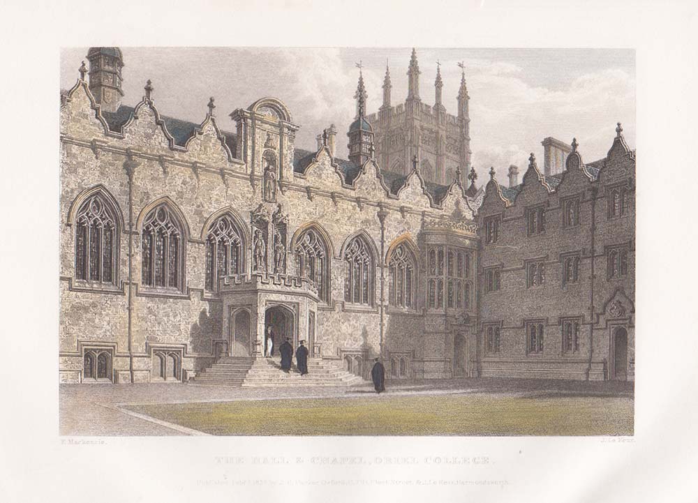 The Hall and Chapel Oriel College