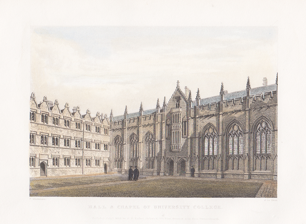 Hall and Chapel of University College.