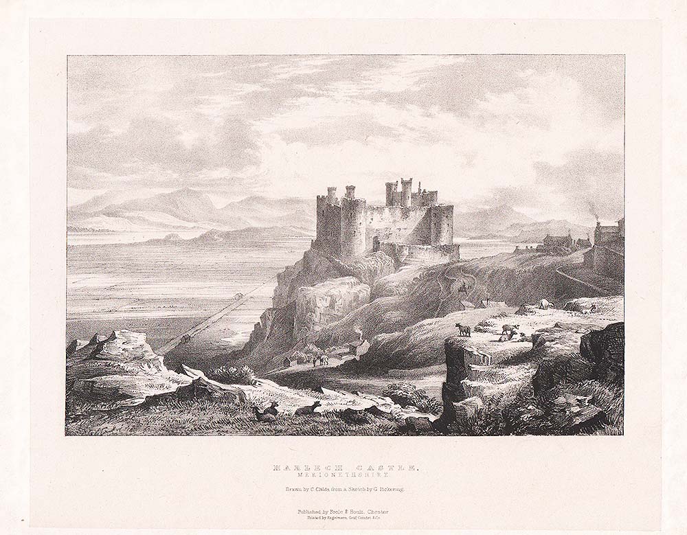 Harlech Castle Merionethshire