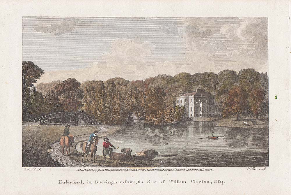 Harleyford in Buckinghamshire the Seat of William Clayton Esq 