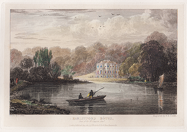 Harleyford House  Seat of Sir Wm Clayton  Bart